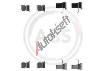 A.B.S. Sada psluenstv obloen kotouov brzdy ABS 1262Q, 1262Q