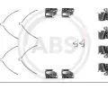 Sada psluenstv obloen kotouov brzdy A.B.S. ‐ ABS 1268Q