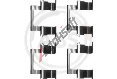 A.B.S. Sada psluenstv obloen kotouov brzdy ABS 1274Q, 1274Q