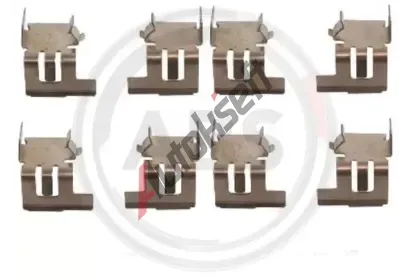 A.B.S. Sada příslušenství obložení kotoučové brzdy ABS 1286Q, 1286Q A.B.S. Sada příslušenství obložení kotoučové brzdy ABS 1286Q, 1286Q