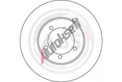 A.B.S. Brzdový kotouč - 276 mm ABS 16283, 16283 A.B.S. Brzdový kotouč - 276 mm ABS 16283, 16283