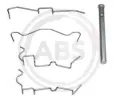 Sada psluenstv obloen kotouov brzdy A.B.S. ‐ ABS 1650Q