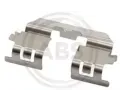Sada psluenstv obloen kotouov brzdy A.B.S. ‐ ABS 1810Q