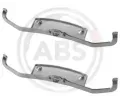 Sada psluenstv obloen kotouov brzdy A.B.S. ‐ ABS 1837Q