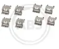 Sada psluenstv obloen kotouov brzdy A.B.S. ‐ ABS 1874Q
