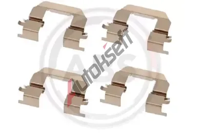 A.B.S. Sada příslušenství obložení kotoučové brzdy ABS 2004Q, 2004Q A.B.S. Sada příslušenství obložení kotoučové brzdy ABS 2004Q, 2004Q