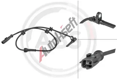 A.B.S. Snímač počtu otáček kol ABS 30207, 30207  A.B.S. Snímač počtu otáček kol ABS 30207, 30207