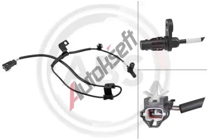 A.B.S. Snímač počtu otáček kol ABS 31857, 31857 A.B.S. Snímač počtu otáček kol ABS 31857, 31857