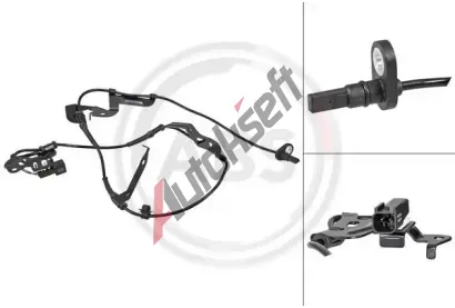 A.B.S. Snímač počtu otáček kol ABS 31963, 31963  A.B.S. Snímač počtu otáček kol ABS 31963, 31963