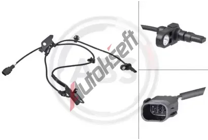 A.B.S. Snímač počtu otáček kol ABS 32093, 32093 A.B.S. Snímač počtu otáček kol ABS 32093, 32093