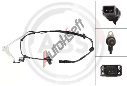 A.B.S. Snímač počtu otáček kol ABS 33016, 33016 A.B.S. Snímač počtu otáček kol ABS 33016, 33016