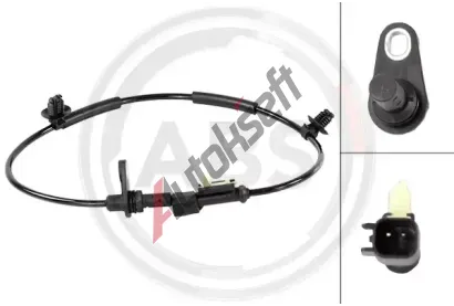 A.B.S. Snímač počtu otáček kol ABS 33017, 33017 A.B.S. Snímač počtu otáček kol ABS 33017, 33017