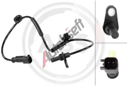 A.B.S. Snímač počtu otáček kol ABS 33033, 33033 A.B.S. Snímač počtu otáček kol ABS 33033, 33033