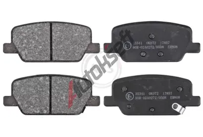 A.B.S. Sada brzdovch destiek ABS 35341, 35341