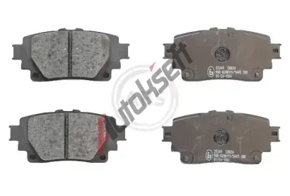 A.B.S. Sada brzdových destiček ABS 35349, 35349 A.B.S. Sada brzdových destiček ABS 35349, 35349