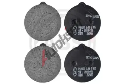 A.B.S. Sada brzdovch destiek parkovac brzdy ABS 36116, 36116