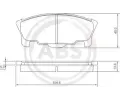 Sada brzdovch destiek A.B.S. ‐ ABS 37058