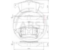 Sada brzdovch destiek A.B.S. ‐ ABS 37216
