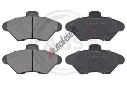 A.B.S. Sada brzdových destiček ABS 38600, 38600 A.B.S. Sada brzdových destiček ABS 38600, 38600