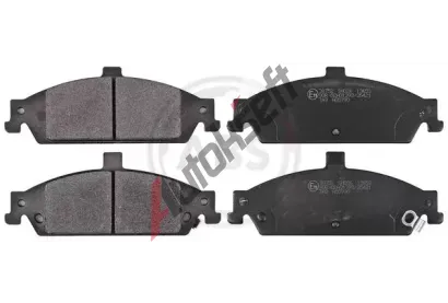 A.B.S. Sada brzdových destiček ABS 38752, 38752 A.B.S. Sada brzdových destiček ABS 38752, 38752