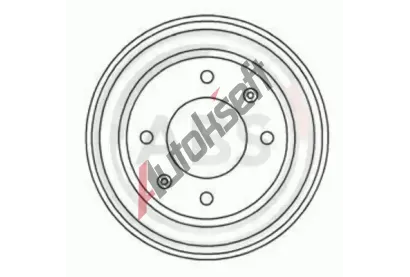 A.B.S. Brzdový buben - 255 mm ABS 5253-S, 5253-S  A.B.S. Brzdový buben - 255 mm ABS 5253-S, 5253-S