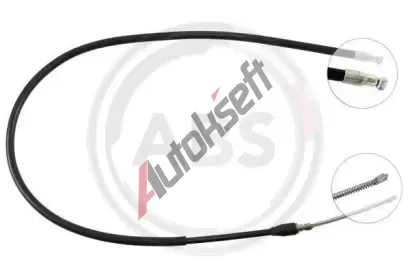 A.B.S. Tažné lanko parkovací brzdy ABS K10887, K10887 A.B.S. Tažné lanko parkovací brzdy ABS K10887, K10887