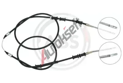 A.B.S. Tažné lanko parkovací brzdy ABS K11385, K11385 A.B.S. Tažné lanko parkovací brzdy ABS K11385, K11385
