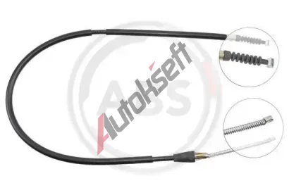 A.B.S. Tažné lanko - parkovací brzda ABS K11477, K11477 A.B.S. Tažné lanko - parkovací brzda ABS K11477, K11477