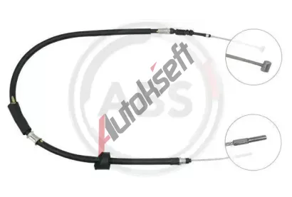A.B.S. Tažné lanko parkovací brzdy ABS K12951, K12951 A.B.S. Tažné lanko parkovací brzdy ABS K12951, K12951