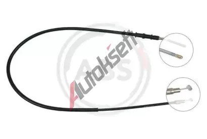 A.B.S. Tažné lanko - parkovací brzda ABS K13407, K13407 A.B.S. Tažné lanko - parkovací brzda ABS K13407, K13407