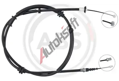 A.B.S. Tažné lanko parkovací brzdy ABS K14072, K14072 A.B.S. Tažné lanko parkovací brzdy ABS K14072, K14072