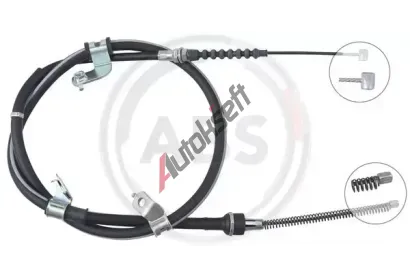 A.B.S. Tažné lanko parkovací brzdy ABS K14967, K14967 A.B.S. Tažné lanko parkovací brzdy ABS K14967, K14967