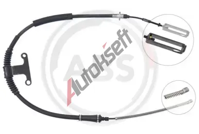 A.B.S. Tažné lanko parkovací brzdy ABS K17445, K17445 A.B.S. Tažné lanko parkovací brzdy ABS K17445, K17445