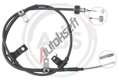 A.B.S. Tažné lanko parkovací brzdy ABS K17505, K17505 A.B.S. Tažné lanko parkovací brzdy ABS K17505, K17505