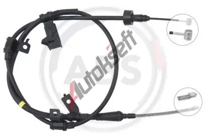 A.B.S. Tažné lanko parkovací brzdy ABS K17509, K17509 A.B.S. Tažné lanko parkovací brzdy ABS K17509, K17509