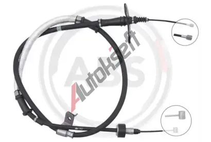 A.B.S. Tažné lanko parkovací brzdy ABS K17514, K17514 A.B.S. Tažné lanko parkovací brzdy ABS K17514, K17514