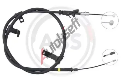 A.B.S. Tažné lanko parkovací brzdy ABS K17520, K17520 A.B.S. Tažné lanko parkovací brzdy ABS K17520, K17520