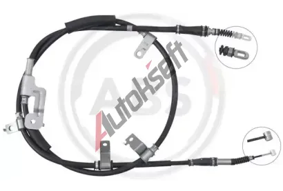 A.B.S. Tažné lanko parkovací brzdy ABS K17522, K17522 A.B.S. Tažné lanko parkovací brzdy ABS K17522, K17522