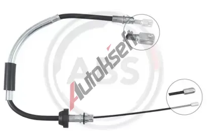 A.B.S. Tažné lanko parkovací brzdy ABS K17627, K17627  A.B.S. Tažné lanko parkovací brzdy ABS K17627, K17627