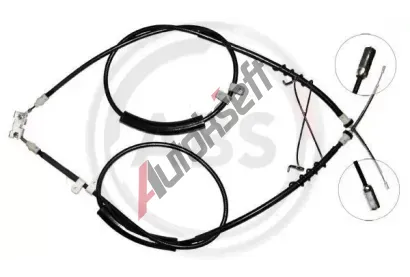 A.B.S. Tažné lanko - parkovací brzda ABS K17695, K17695 A.B.S. Tažné lanko - parkovací brzda ABS K17695, K17695