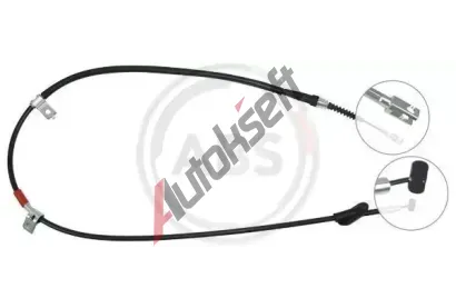 A.B.S. Tažné lanko parkovací brzdy ABS K18757, K18757 A.B.S. Tažné lanko parkovací brzdy ABS K18757, K18757