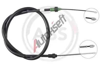 A.B.S. Tažné lanko parkovací brzdy ABS K19824, K19824 A.B.S. Tažné lanko parkovací brzdy ABS K19824, K19824