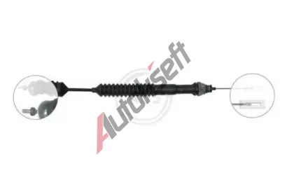 A.B.S. Tažné lanko - ovládání spojky ABS K24910, K24910 A.B.S. Tažné lanko - ovládání spojky ABS K24910, K24910