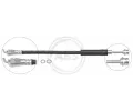 Brzdov hadice A.B.S. ‐ ABS SL 1298
