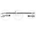 Brzdov hadice A.B.S. ‐ ABS SL 1570