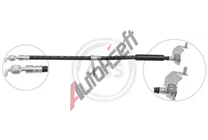 A.B.S. Brzdová hadice ABS SL 1709, SL 1709 A.B.S. Brzdová hadice ABS SL 1709, SL 1709