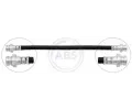 Brzdov hadice A.B.S. ‐ ABS SL 3541