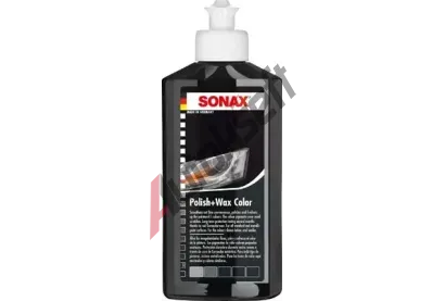 SONAX Politura na lak Polish+Wax Color black 250 ml AC SX296141, 02961410