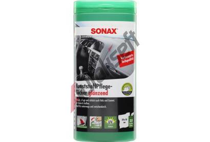 SONAX istic ubrousky na plasty plastov box 25 ks - 113 ml AC SX412100, 04121000