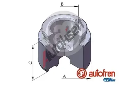 AUTOFREN SEINSA Pst brzdovho tmenu AFR D025271, D025271